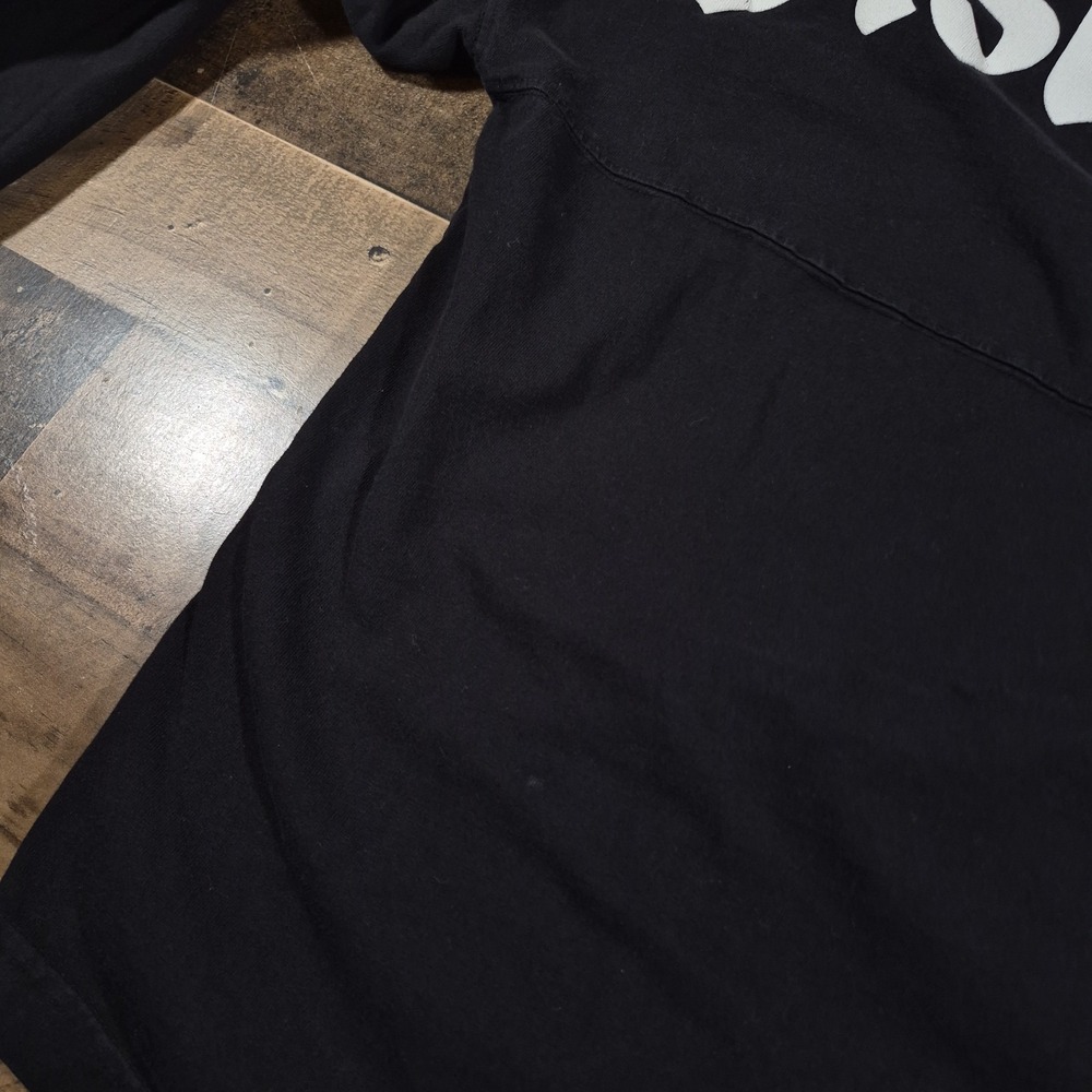 Disney Shirt XS Black Spirit Jersey Disneyland Resort Spell Out Big Logo Park - Picture 5 of 8